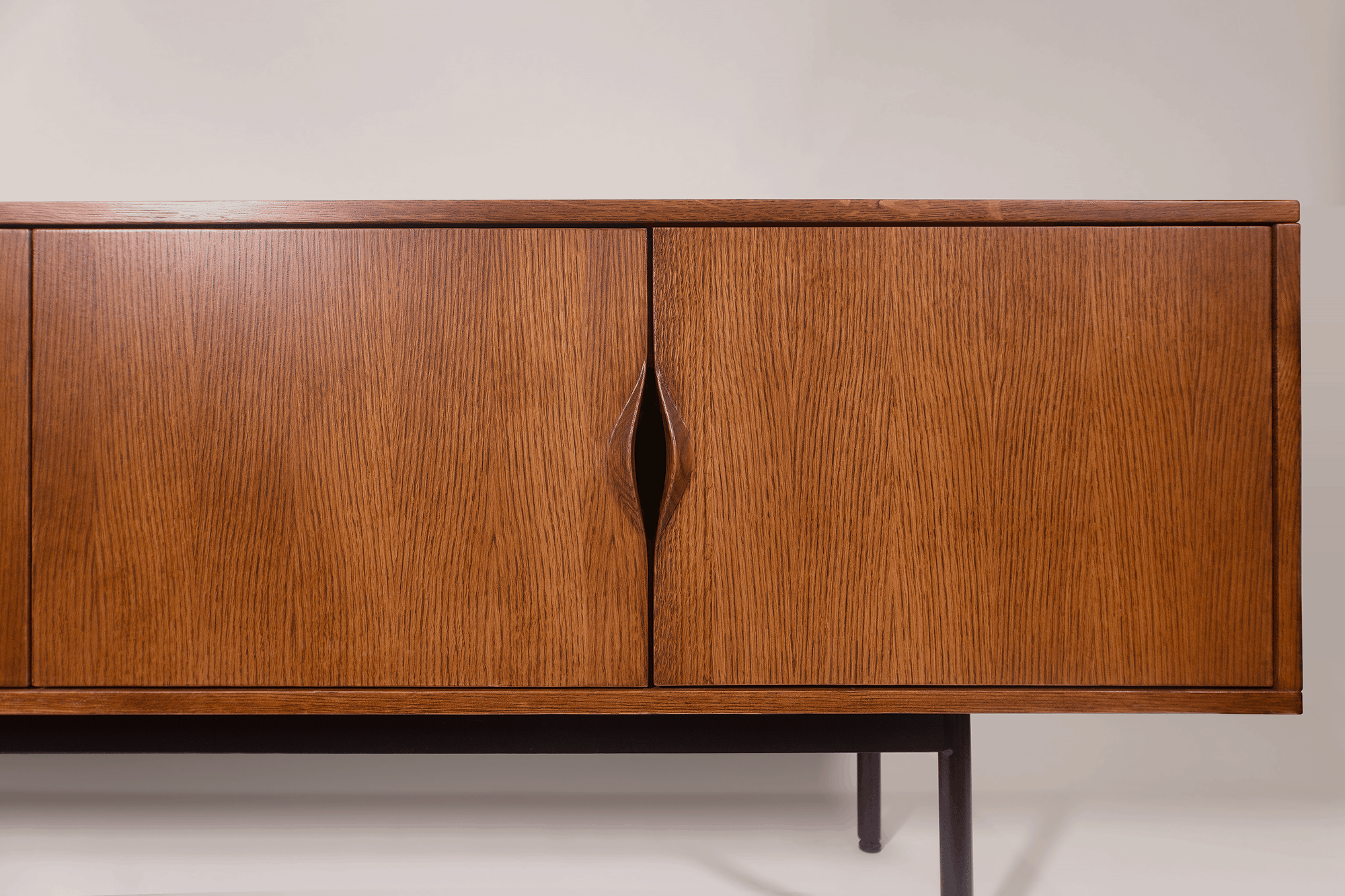 modern wooden credenza close view vulk #vulkmade marty mcelveen